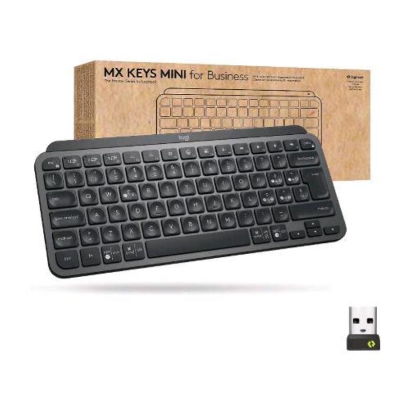 Logitech mx keys mini for business tastiera rf senza fili bluetooth qwerty italiano grafite — 2