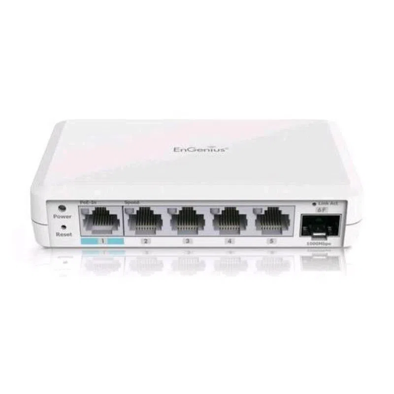 Engenius ext1106 switch di rete gestito l2 5 porte lan rj-45 1 slot sfp supporto poe white