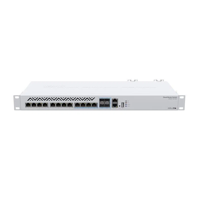 Mikrotik crs312-4c+8xg-rm switch di rete managed l3 10g 8 porte rack mount bianco