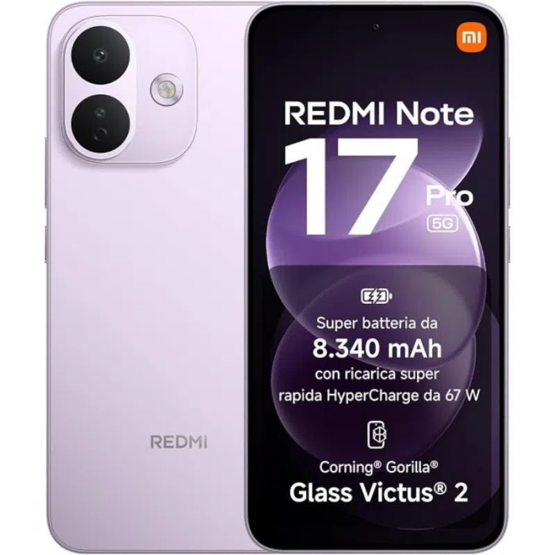 Smartphone redmi note 17 pro 5g - 6+256gb purple viola