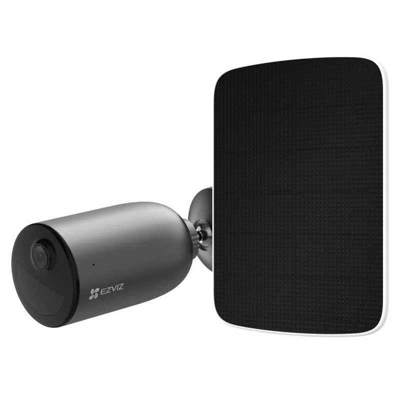Ezviz eb3 4g + solar panel 5w- telecamera da esterno a batteria - 4g - 2k - color night vision - difesa attiva