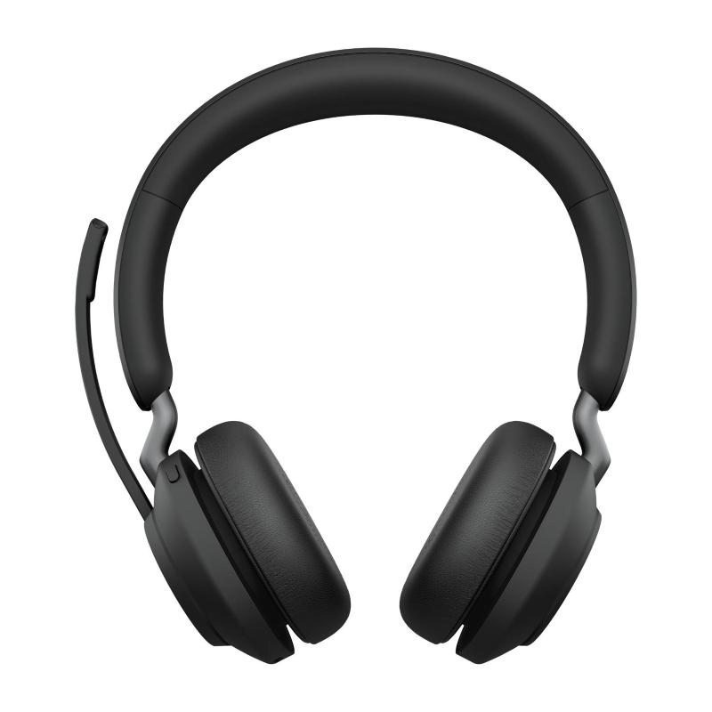 Jabra evolve2 65 uc cuffie con microfono bluetooth 5.0 ticevitore usb tipo c e base di ricarica nero