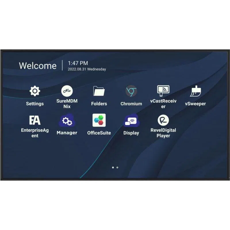 Viewsonic mon 75ds uhd 4k hdmi and11 ops mm usbc rj45 24/7 500nit 4/32 and11