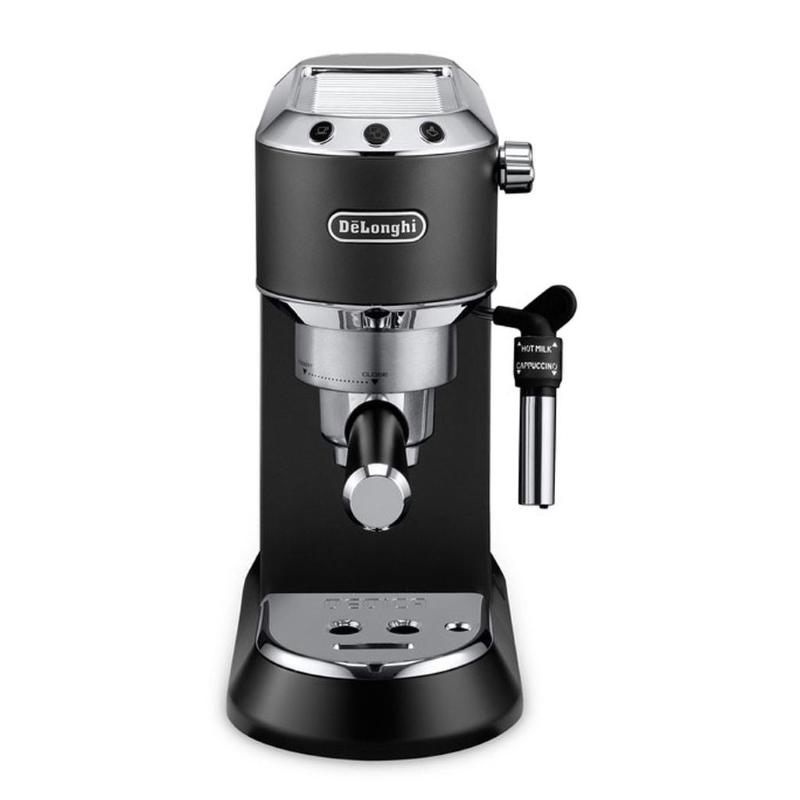 De`longhi dedica style dedica ec685.bk macchina da caffè manuale espresso e cappuccino, compatibile con polvere o cialde