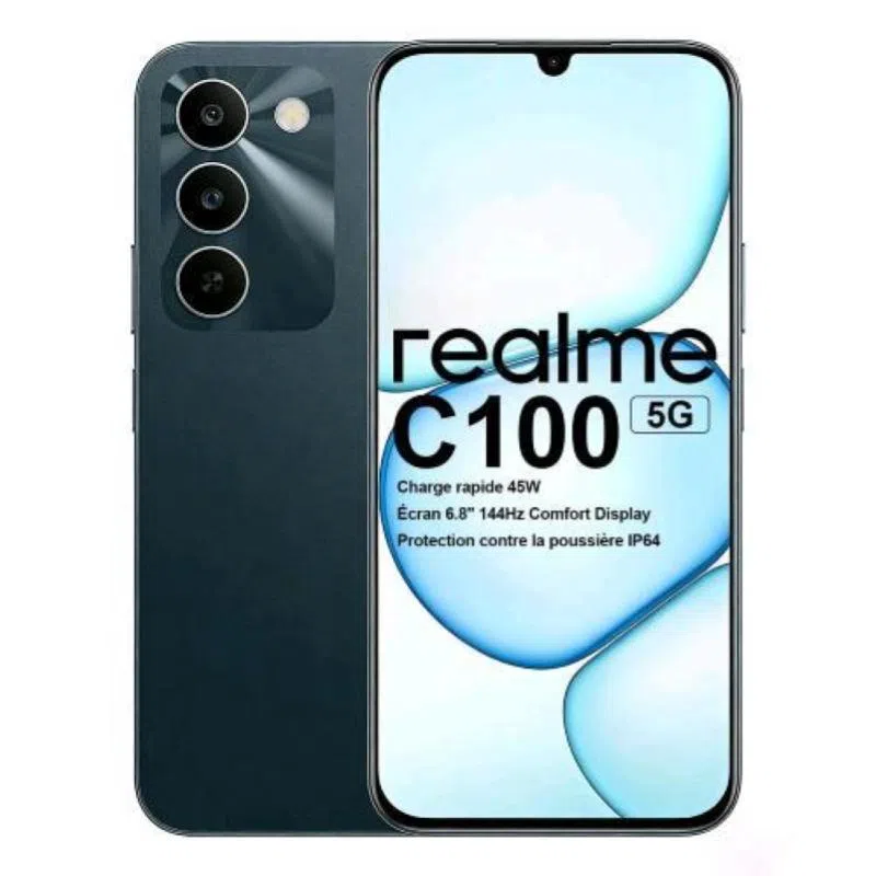 Realme c100 5g dual sim 6.8 octa core 256gb ram 4gb 5g italia green — 2