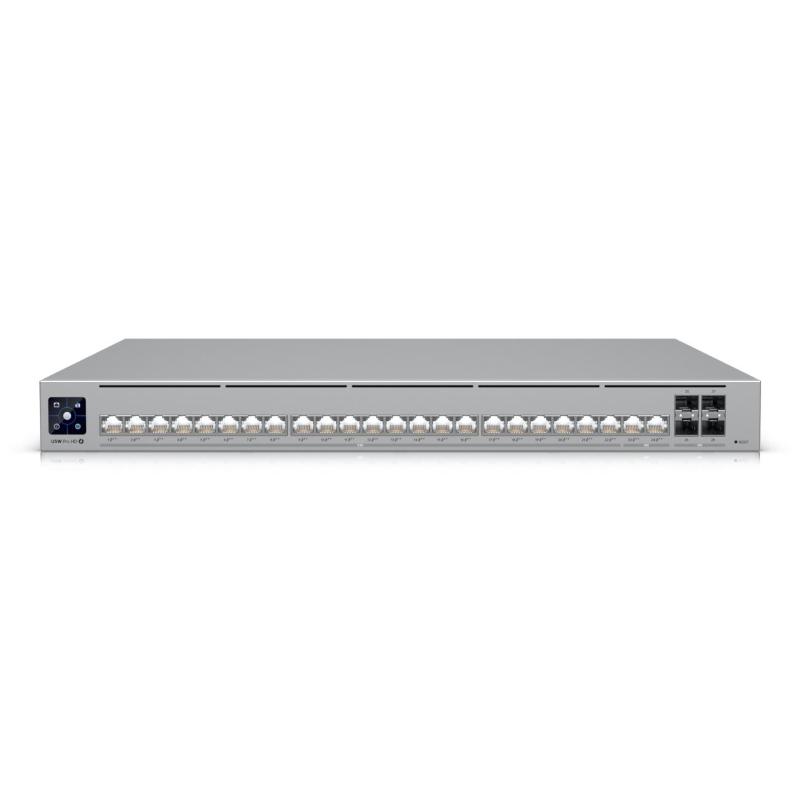 Ubiquiti switch usw-pro-hd-24-poe-eu 24 porte lan gigabit di cui 16 porte poe budget 600w + 2 porte 1/10g sfp+ l3