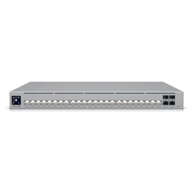 Ubiquiti switch usw-pro-hd-24-poe-eu 24 porte lan gigabit di cui 16 porte poe budget 600w + 2 porte 1/10g sfp+ l3