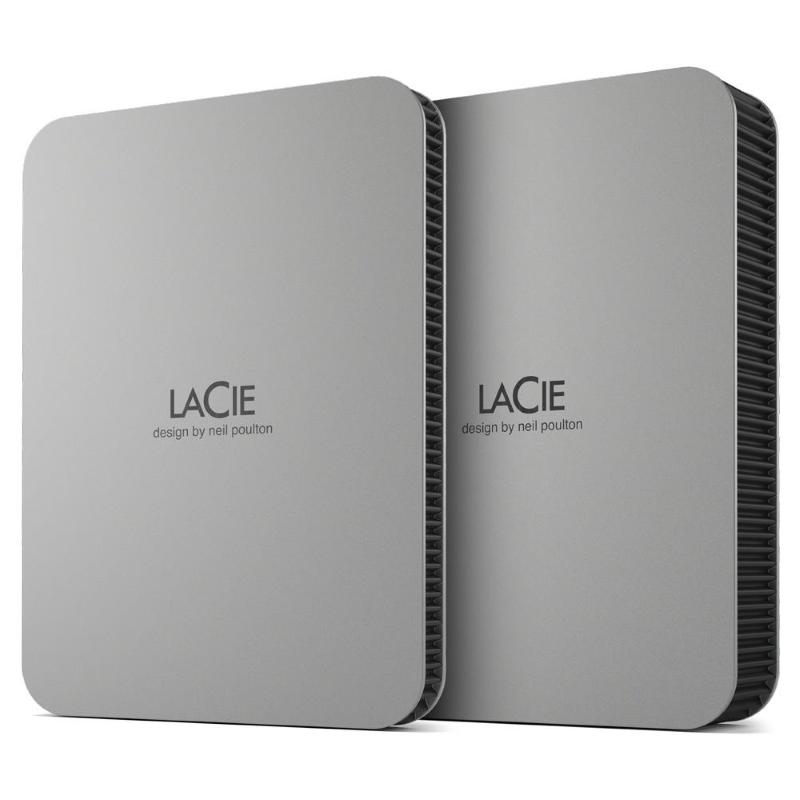Lacie mobile drive v2 (2022) hdd 5.000gb 2.5 usb 3.1-c silver