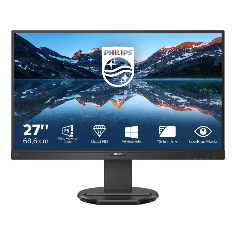 Philips b line 276b9 27 led quad hd 350 cd/mq 1000:1 4 ms hdmi, displayport, usb-c 2560 x 1440 — 2