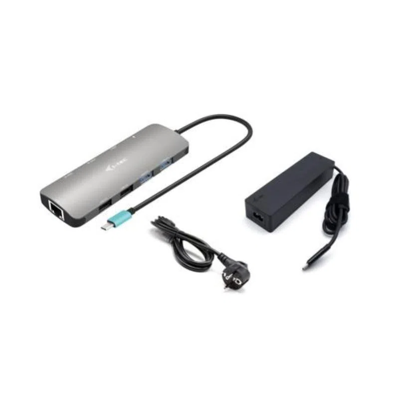 I-tec usb-c metal nano 2x hdmi docking station, pd 100w + charger 100w — 2