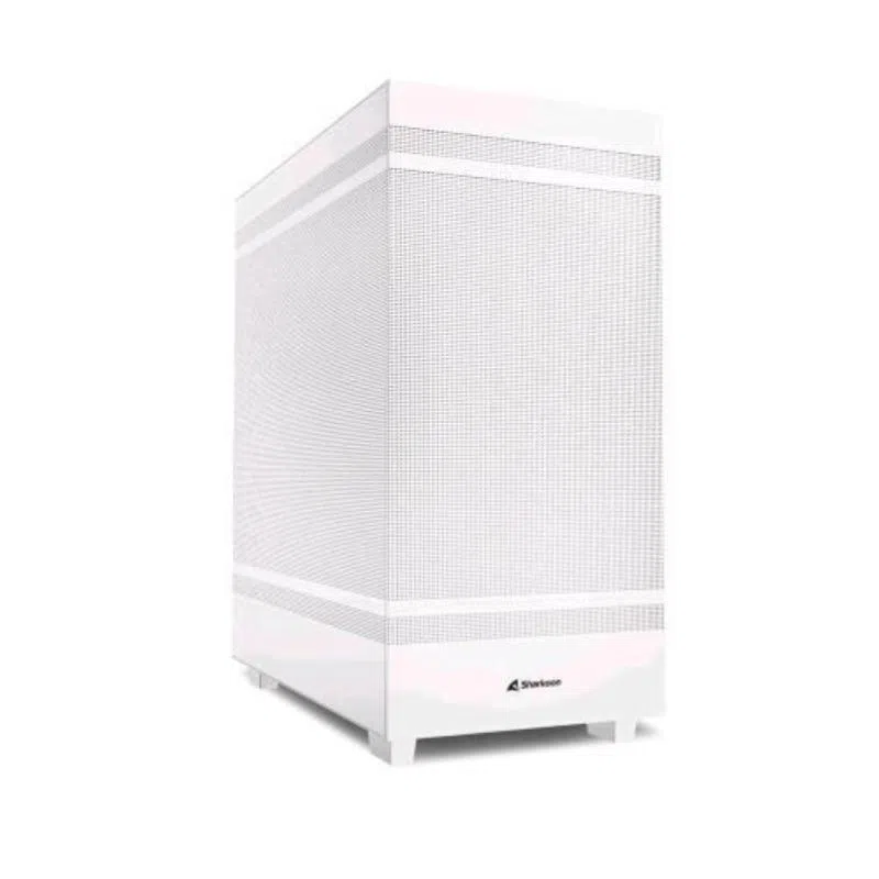 Sharkoon rebel c50 case full tower atx mini-itx micro-atx con pannelli con rete di aerazione e superfici interne forate 2xventole pwm da 120mm 1xusb-c 2xusb-a 3.0 bianco — 2