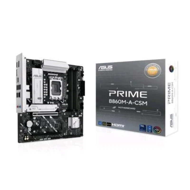 Asus prime b860m-a-csm scheda madre micro atx intel b860 lga 1851 ddr5