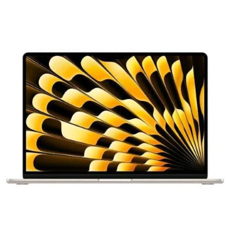 Apple macbook air 15 15.3 chip m3 8-core cpu 10-core gpu ram 8gb ssd 512gb 35 w mac os sonoma italia starlight