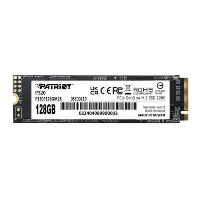 Patriot ssd p320 128gb m.2280 pci-e r/w 1600/1000mb/s — 2
