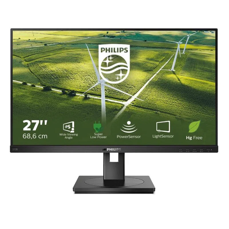 Philips monitor 27`` led ips b-line 272b1g - 00 1920x1080 full hd tempo di risposta 4 ms — 2