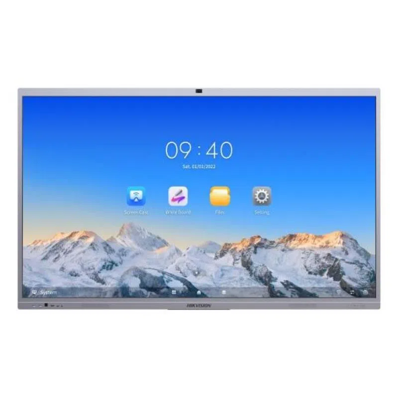 Hikvision touch interattivo cert.edla 86 4k 8gb/128gb ds-d5c86rb/b - webcam int. - android13 - staffa incl. - sap 321000596