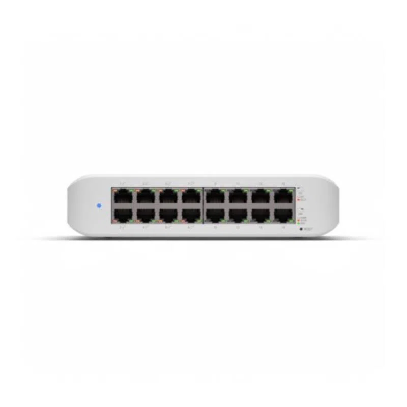 Ubiquiti usw-lite-16-poe-eu switch switch gestito l2 -16 porte gigabit (10/100/1000) di cui 8 poe+ 30 w per porta desktop bianco