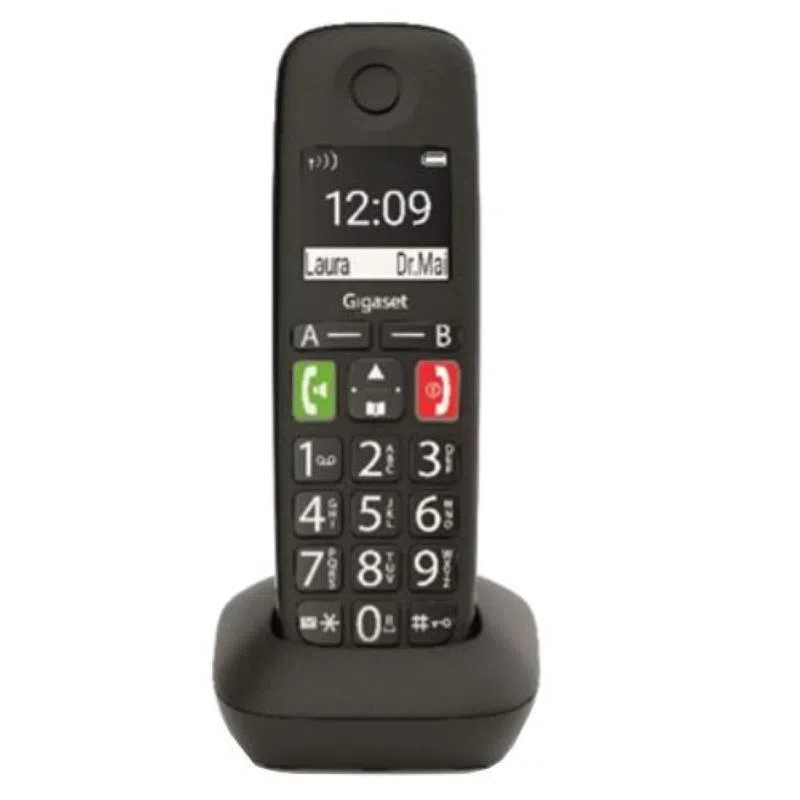 Gigaset e290hx senior cordless dect aggiuntivo black