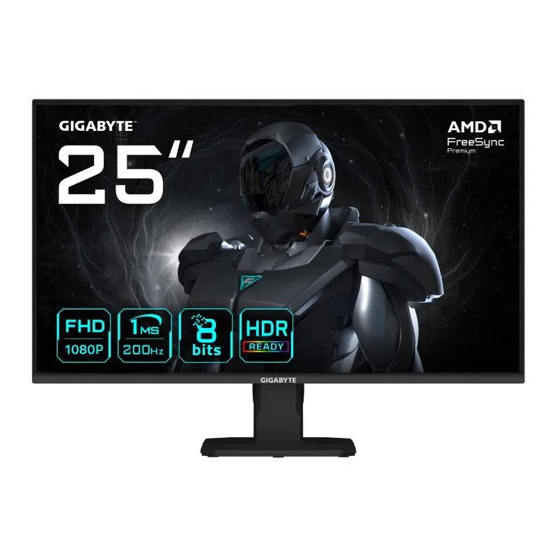 Gigabyte gs25f2 monitor 24.5 ss ips 200hz full hd 1ms multimediale 2*hdmi/displayport