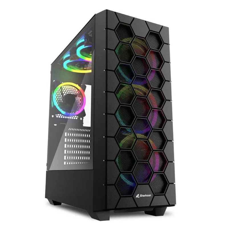 Sharkoon rgb hex desktop nero — 2
