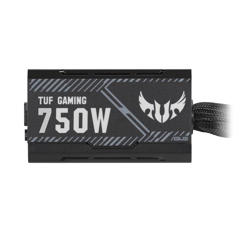 Asus tuf gaming 750w alimentatore pc, 80plus bronze, atx12v, ventola axial-tech, tecnologia 0db, 15x15x8.6 cm, 1 x 20-24pin, 2 x cpu 4+4, 4 x pci-e 6+2, 8 x sata, 4 x periferiche, tasto on-off, nero