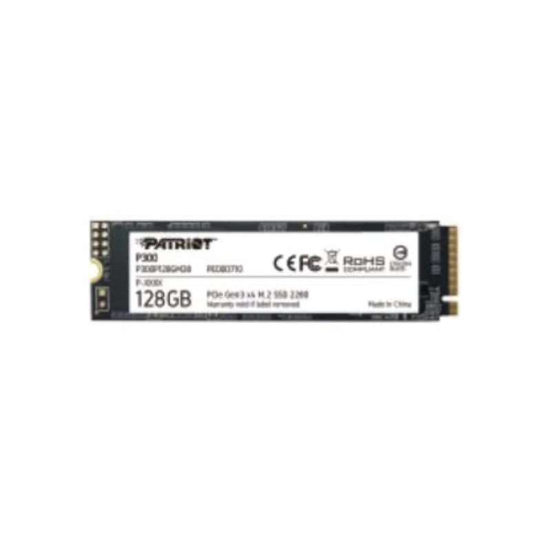 Patriot ssd interno p300 128gb m.2 pcie r/w 1600/600 gen 3x4 — 2
