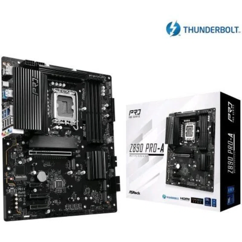 Asrock z890 pro-a intel z890 scheda madre sockek lga 1851 atx ddr5 pcie 5.0