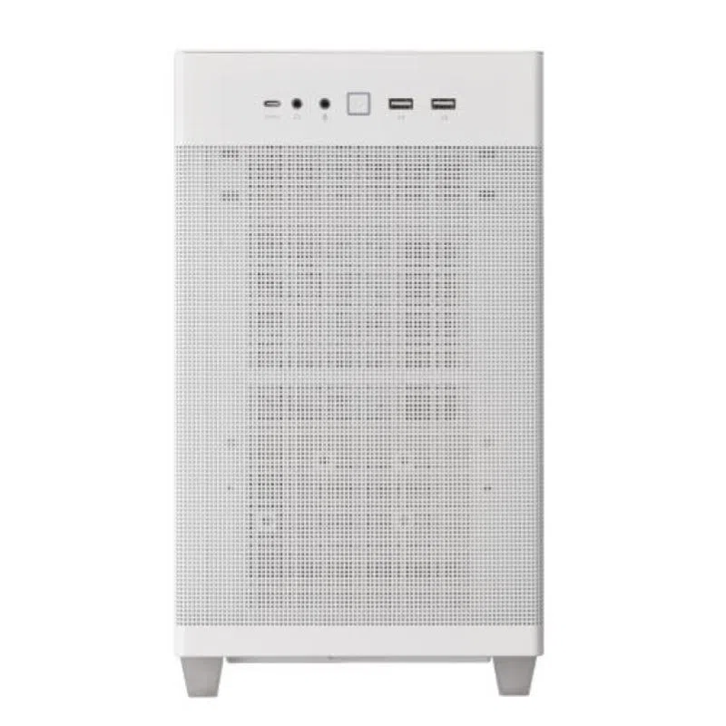 Asus prime ap201 case mini tower micro atx mini-itx pannelli in mesh 1xusb-c 3.2 2xusb-a 3.2 1xventola 120 mm white — 2
