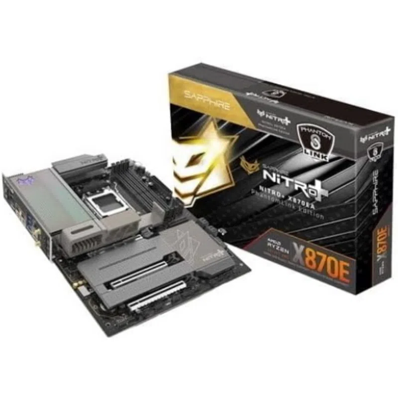Sapphire nitro+ x870ea amd x870e wi-fi 7 ddr5 pcie 5.0 socket am5 atx — 2