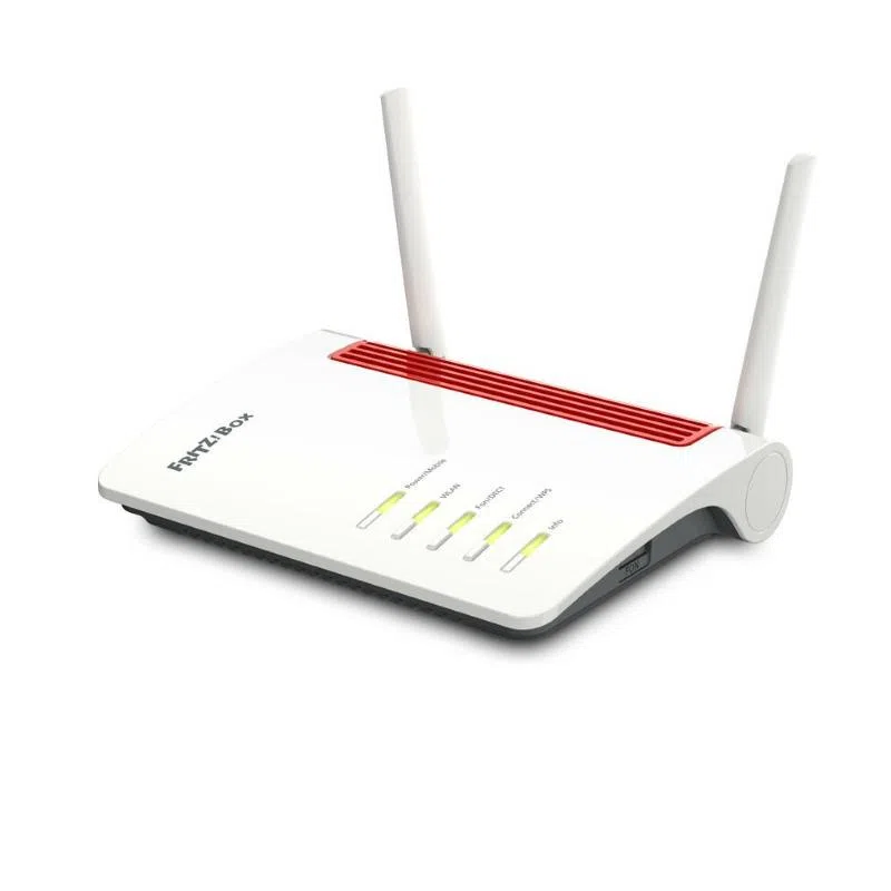 Avm fritz!box 6850 lte router wireless dual-band 2.4ghz-5ghz gigabit ethernet 3g 4g rosso-bianco
