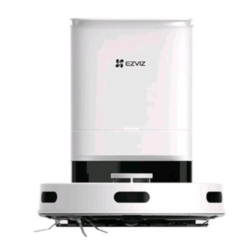 Ezviz re5 plus robot aspirapolvere con base svuotapolvere da 4 lt. capacita` aspirante 4.000pa rilevamento tappeti bianco