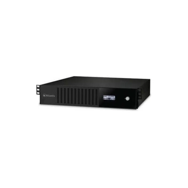 Atlantis a03-hp1201-rc ups 1200va-720w sinewave con avr-rack 2u display lcd usb 2 batterie 12v-7a — 2