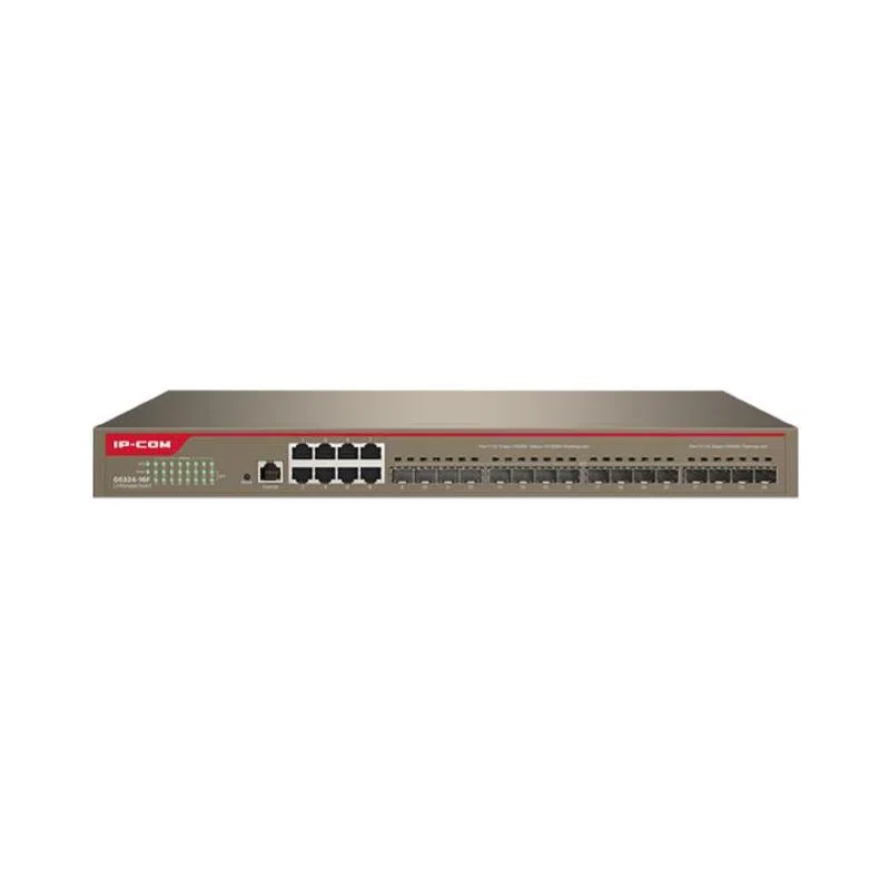 Switch ip-com g5324-16f 8p gigabit+16p sfp 1p console, l3 cloud managed