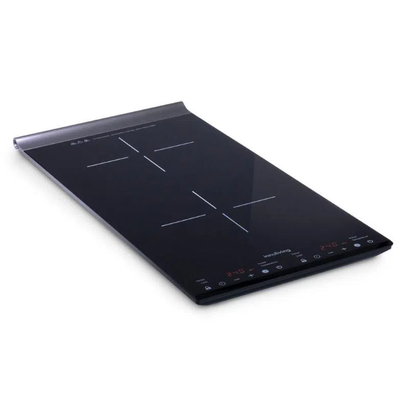 Innoliving piastra induzione doppia con display 57x31cm 3100w inn-872