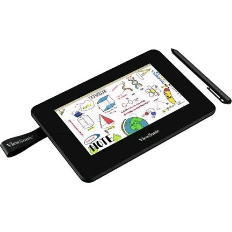 Viewsonic id710-bww 7 display a penna con pannello led penna digitalizzatore, sensibilita` alla pressione e compatibilitÀ software, per istruzione e scrittura a mano nero