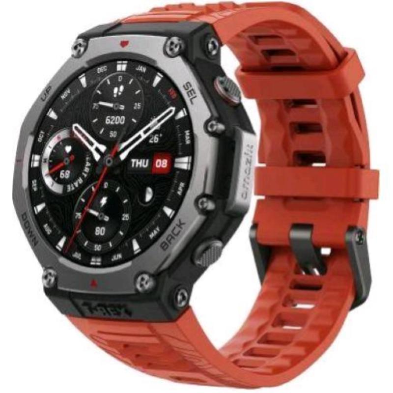 Amazfit Smartwatch TREX3 Smartwatch Amazfit W2322GL1N ADVENTURE SERIES T REX 3 Lava 6970100374933