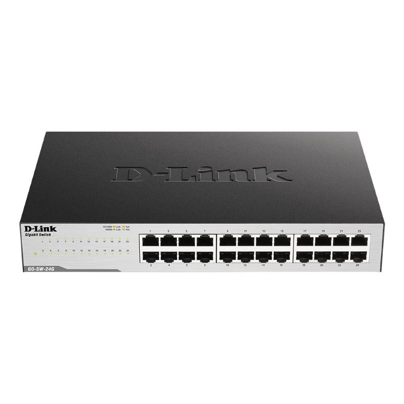 D-link go-sw-24g switch 24 port gigabit ethernet easy desktop switch 24-port gigabit — 2