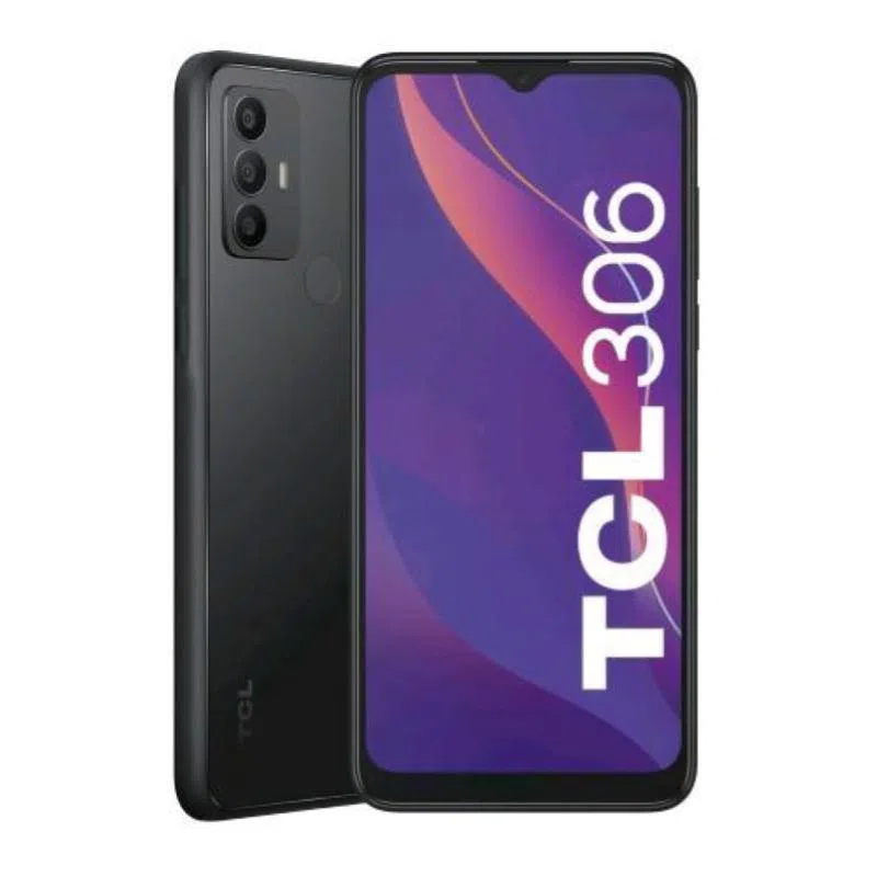 Tcl 306 dual sim 6.52 octa core 32gb ram 3gb 4g lte tim space gray