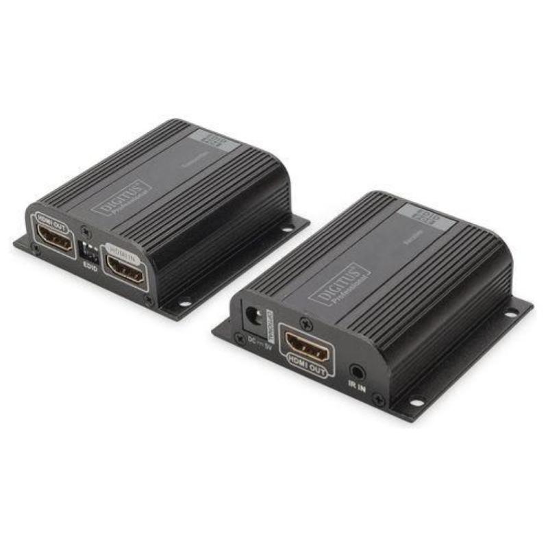 Digitus estensore hdmi full hd con cavo di rete 50mt con monitor locale