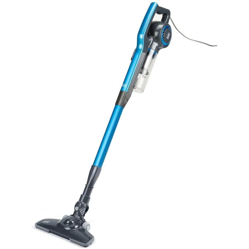 Black+decker scopa elettrica con filo senza sacco aspirapolvere ciclonica 3 in 1 filtro epa 600 watt - bxvms600e