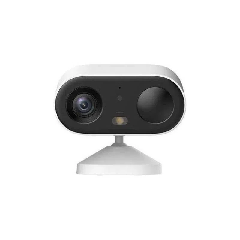 Imou cell go full color 2k telecamera di sicurezza da esterno a batteria 3mpx wi-fi deterrenza attiva zoom digitale 8x ip65 bianco