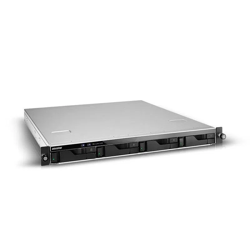 Nas asustor as6504rd x 4slot 3.5/2.5>no hd< rack 1u alim.ridond.-qc 2,1ghz-8gb ddr4 2p 2.5g 2p glan-1 pcie gen3 slitte gar.3y