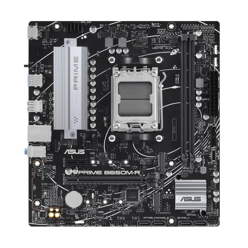 Asus prime b650m-r amd b650 am5 micro atx 2 x ddr5 2 x m.2 4 x sata iii