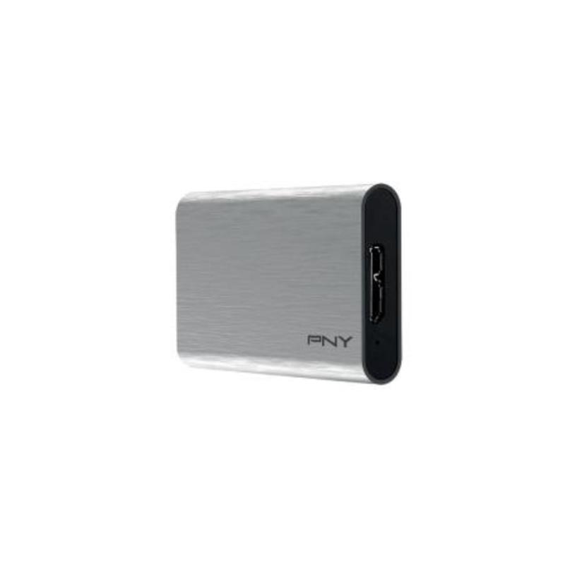Pny elite ssd 240gb esterno usb 3.2 tipo-c argento