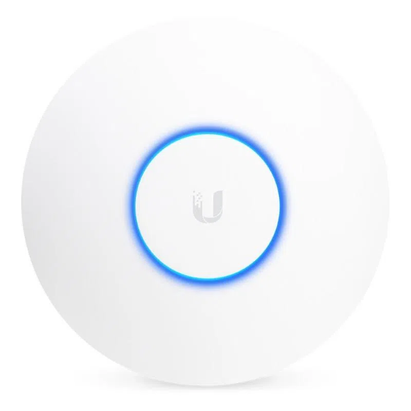Ubiquiti unifi uap-ac-hd access point ac high density indoor-outdoor wi-fi dual band 2.4/5ghz 1733 mbit/s poe installabile a parete o siffitto bianco