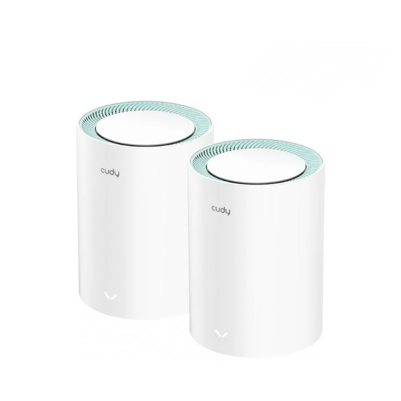 Cudy m1300 sistema mesh wifi dual-band 2.4-5ghz wifi 5 ac1200 2 unita` router casa