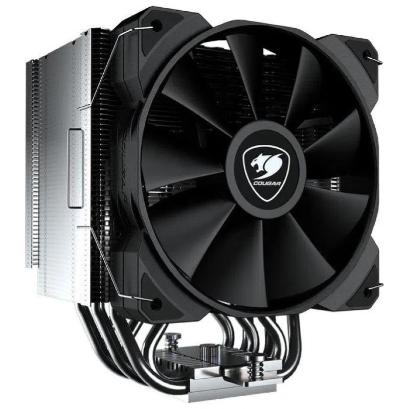Cougar dissipatore cpu cougar forza85 essential 120x120x25mm skt 115x-1200-1700-2011-am5-am4-fm2-fm1-am3-am2-am2 6x heat pipe