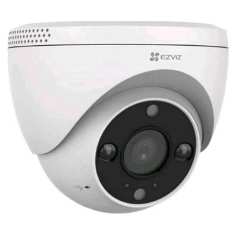 Ezviz h4 2k telecamera dome da esterno con luce strobo e sirena 3mp i.a.