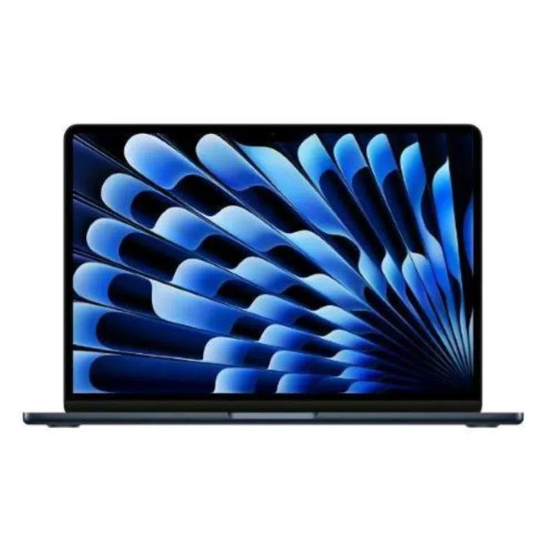 Apple macbook air 13 13.6 chip m3 8-core cpu 10-core gpu ram 16gb ssd 512gb 35 w mac os sonoma italia mezzanotte