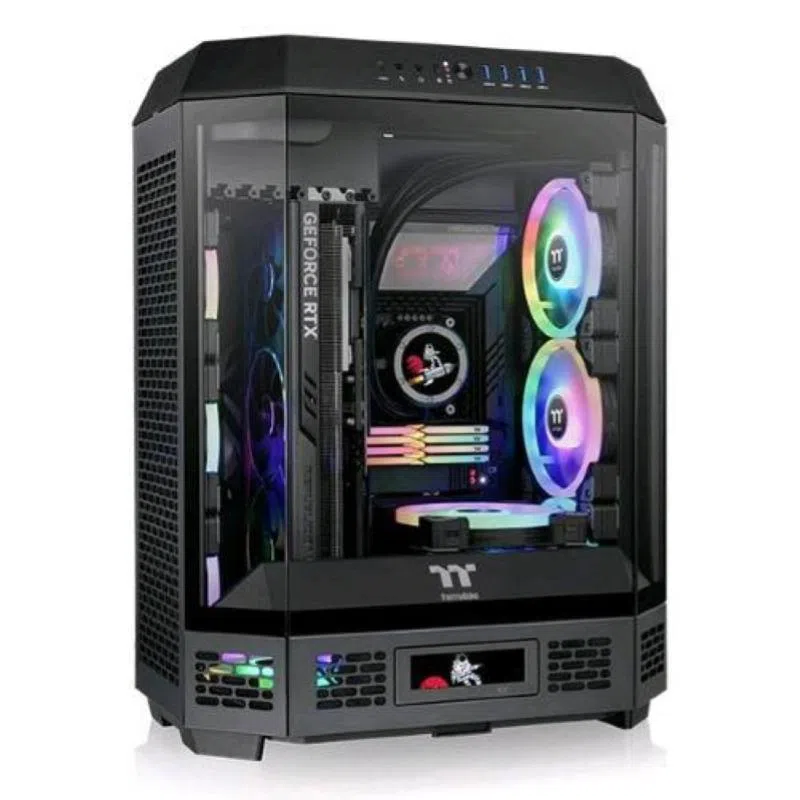 Thermaltake the tower 600 midi tower in vetro temperato nero